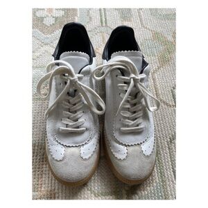 Isabel Marant Bryce Lace-up Low-top Leather Sneakers Sz 39